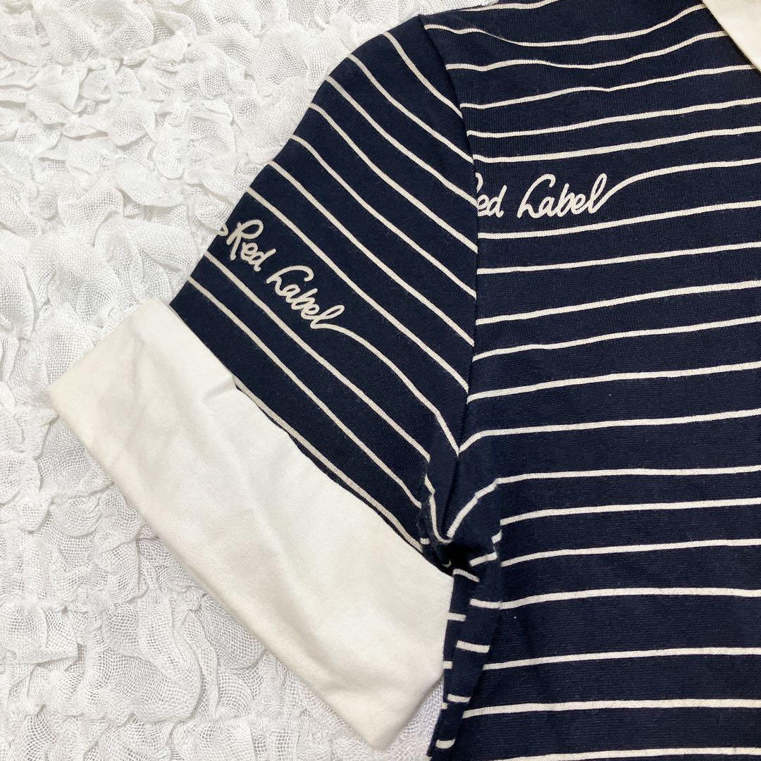 ヴィヴィアンウエストウッド　ボーダーポロシャツワンピース　オーブボタン