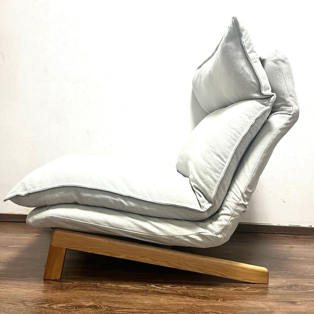 無印良品　ハイバックリクライニングソファ　１シーター　オットマン　セット