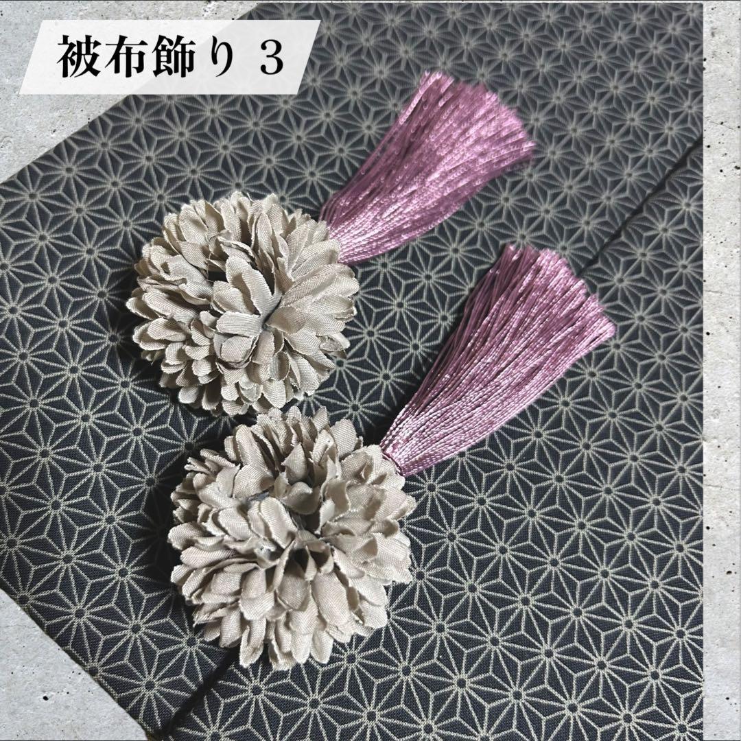 七五三　３歳　被布コート　女の子 utatane ゴブラン調　お正月　正月