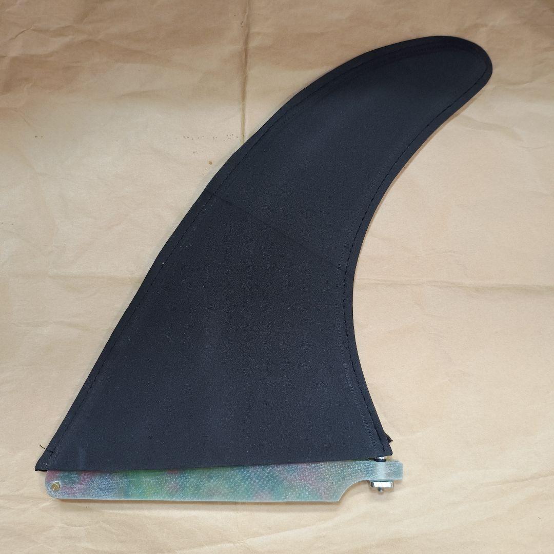 10インチ センターフィン　アートグラス　ロングボード　シングルフィン