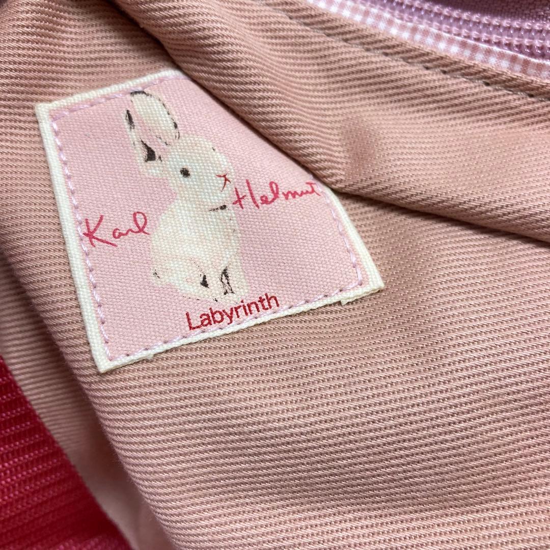 希少　KARL HELMUT カールヘルム　刺繍　トートバッグ　うさぎ　ラビット