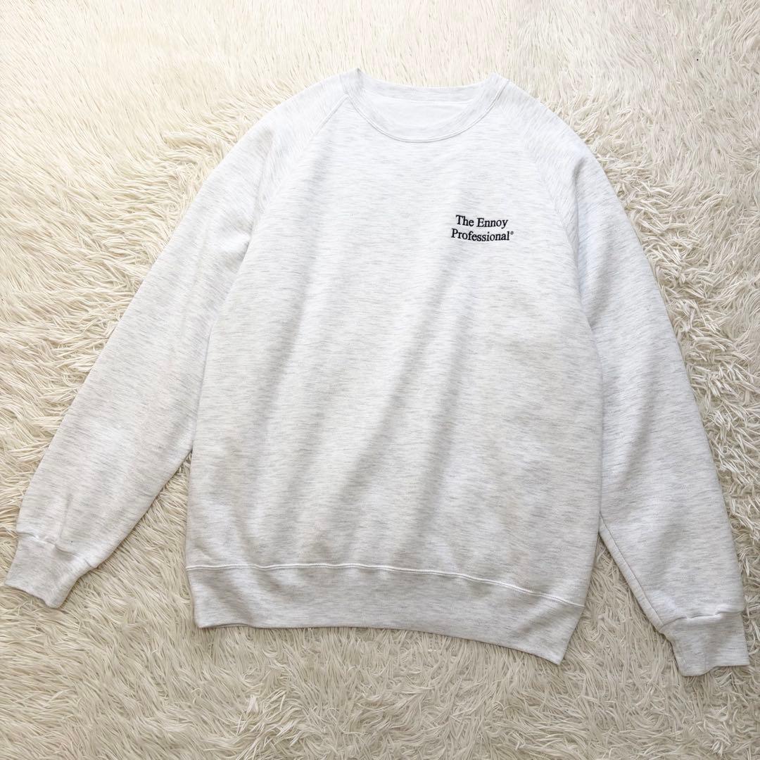 ✨ENNOY✨スタイリスト私物 22AW crew sweat L 日本製