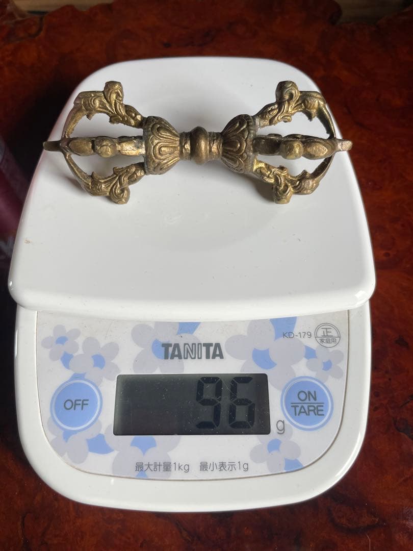 法具？　【m107 結界　金属　チベット仏教宝具 五鈷杵 金剛杵 プルパ　】