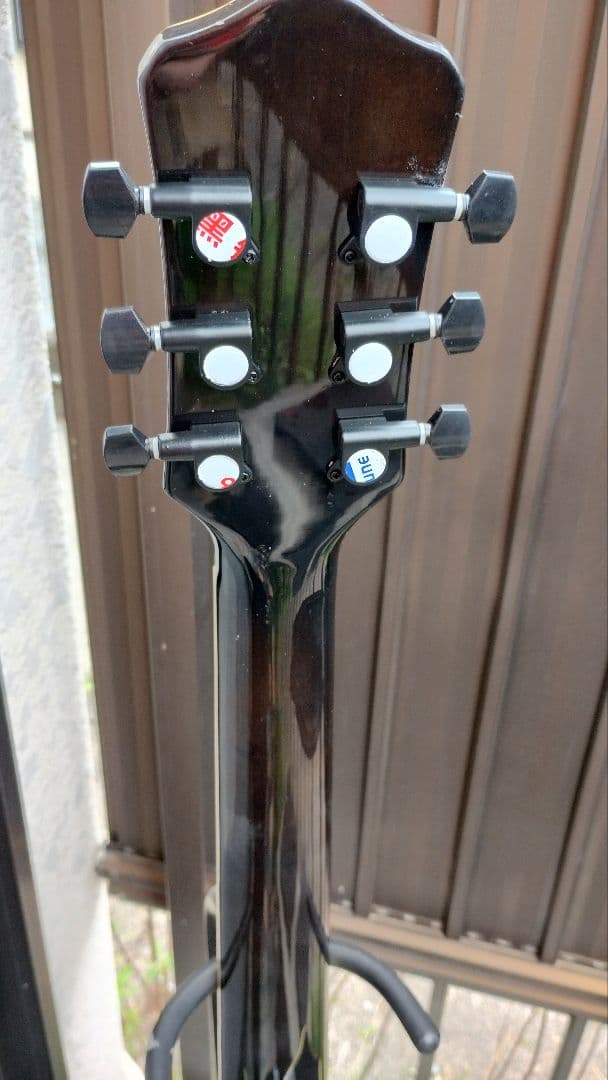 超美品 ピアノブラック ２wayコントロールPU付き エレアコ