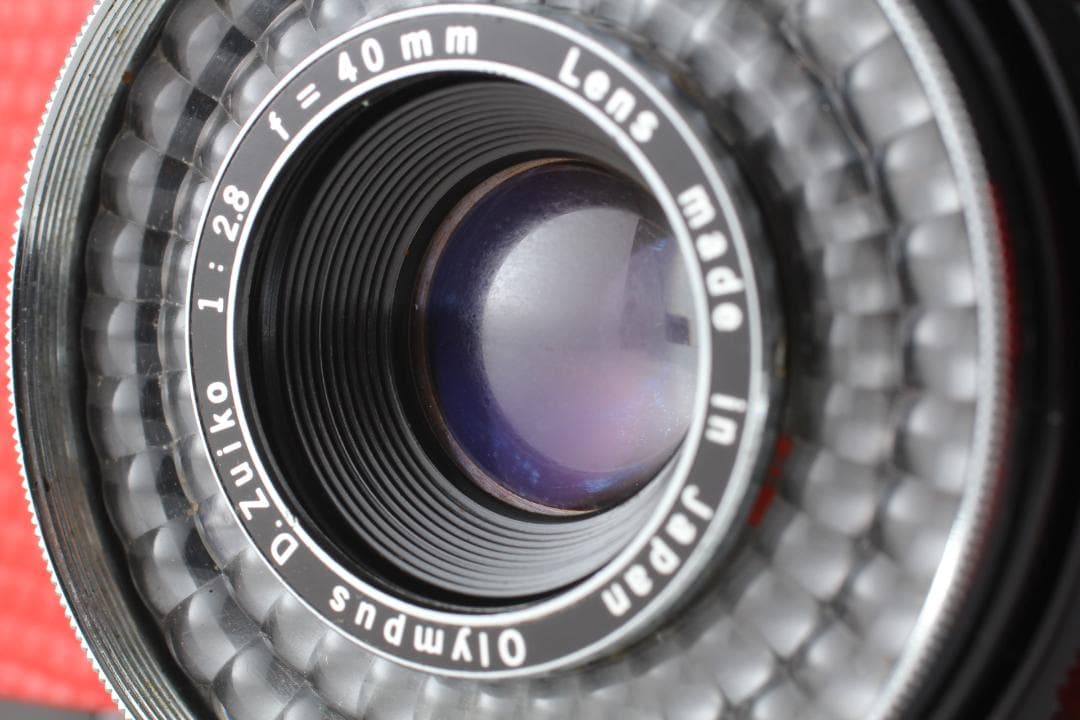 【並品　整備済】レッド　オリンパス Trip35　40mm f2.8　#1178