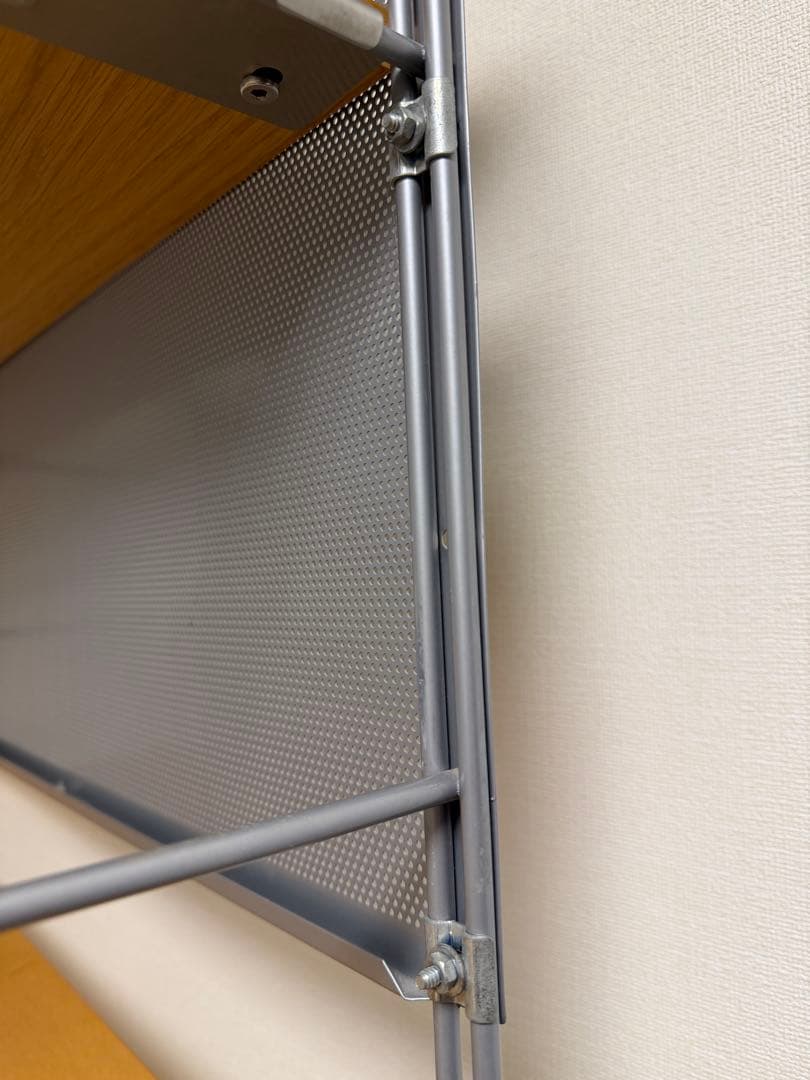 無印良品　ステンレスユニットシェルフ5段
