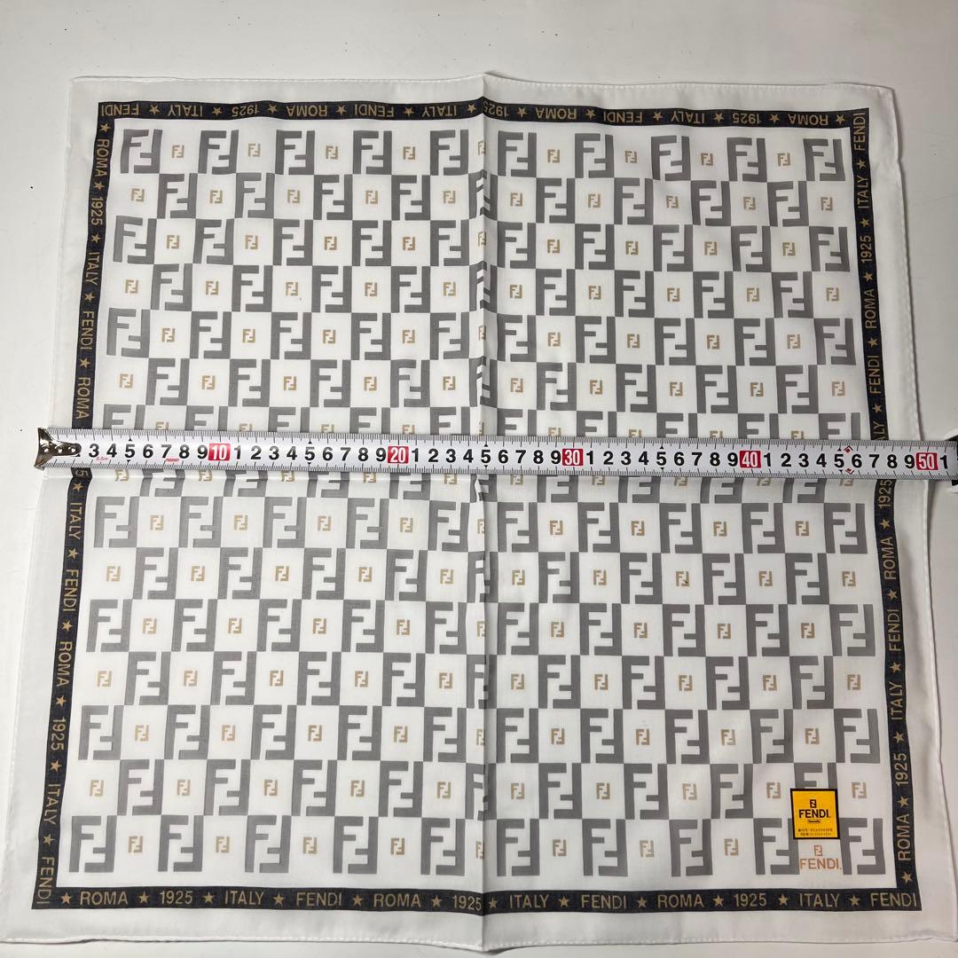 【未使用】 FENDI ROMA 1925 ITALY ハンカチ 3枚入り
