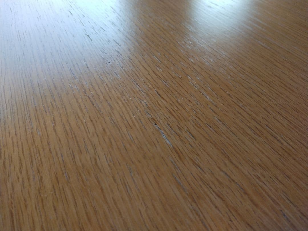 【訳あり21年製】MUJI無印 オーク材楕円こたつ小/ローテーブル机座卓センター