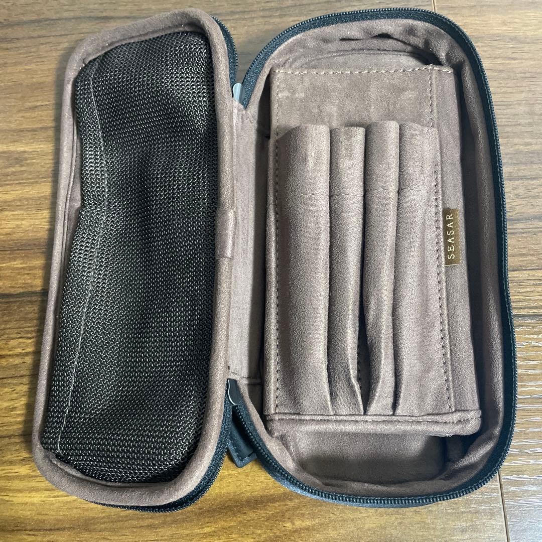 しーさーオクトフォールドペンケースナイロンブラッククルトガメタルおまけ付き
