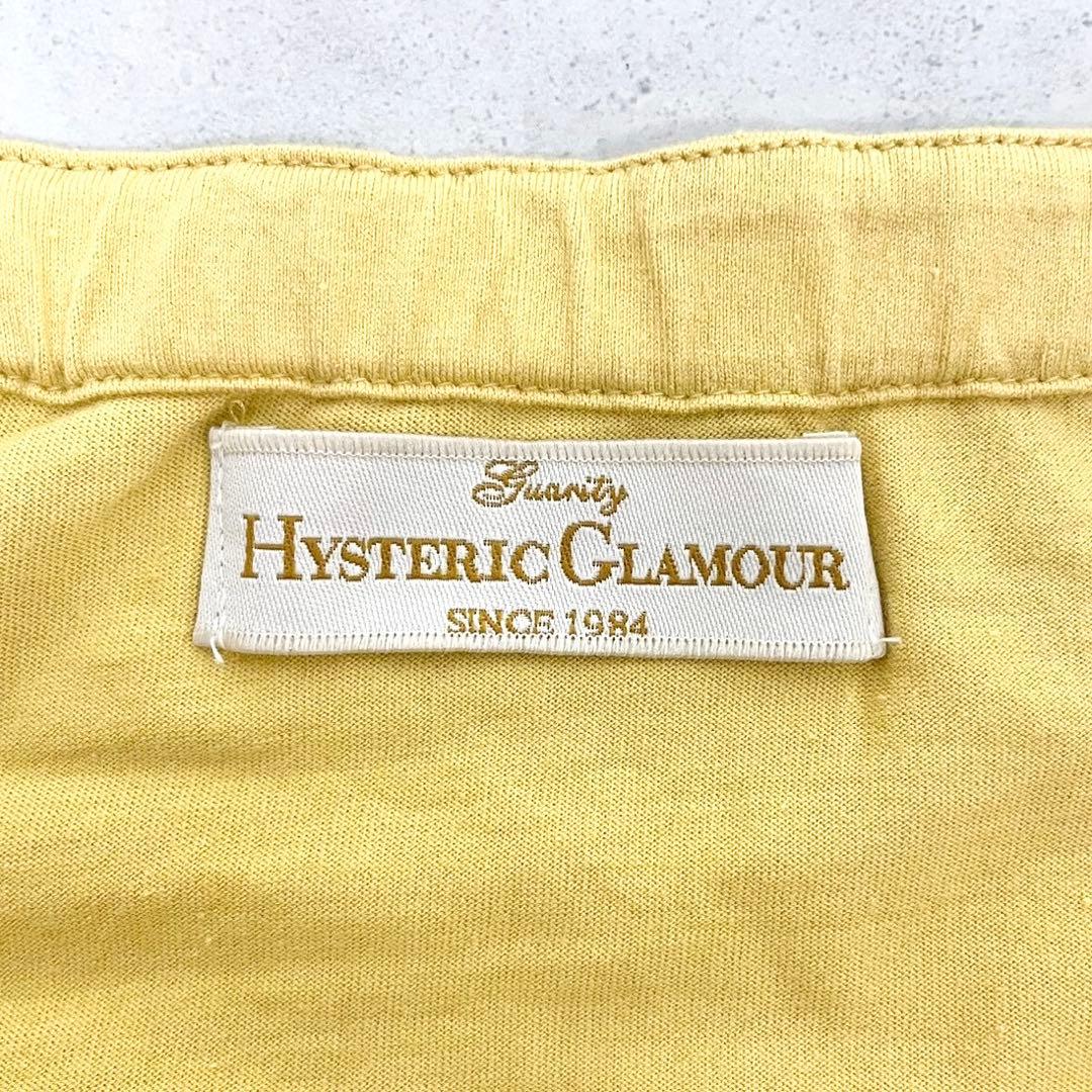 y2k❤️00s HYSTERIC GLAMOUR ラインストーンガールロゴキャミ