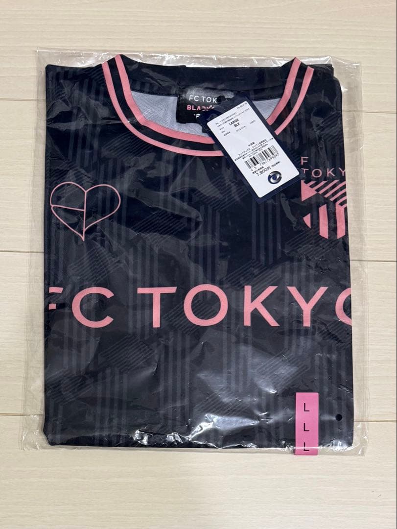 FC東京 BLACKPINK コンフィットTシャツ ブラック 黒 ポップアップ