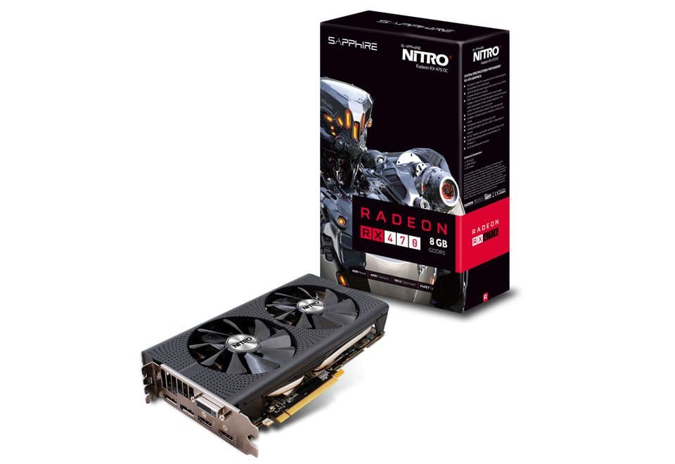 グラフィックボード・グラボ・ビデオカード Sapphire Nitro Radeon RX 470 8GB