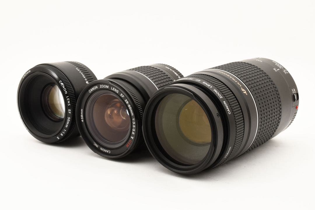 Canon EOS 5D Mark IV 標準&望遠&単焦点トリプルレンズセット