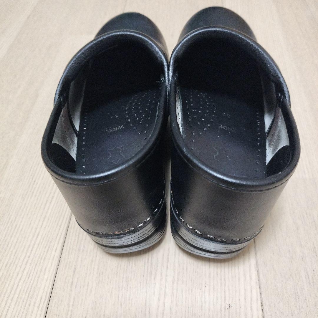 ダンスコprofessional　WIDE ブラックレザー サイズ38