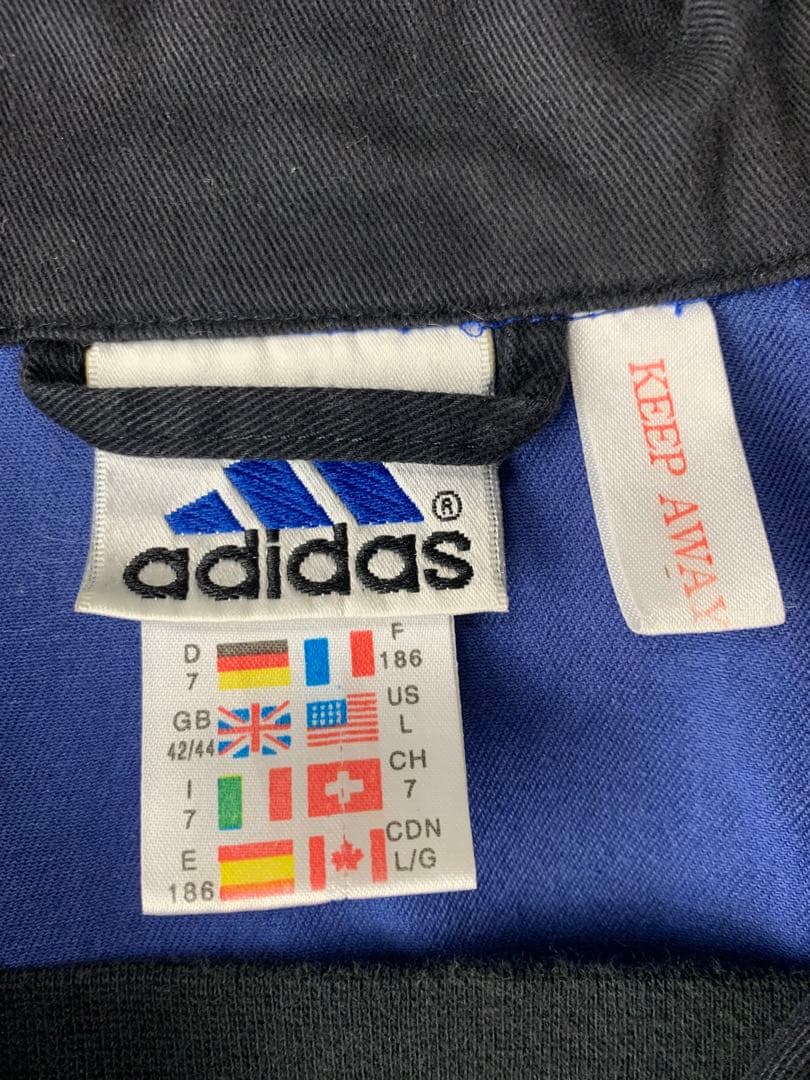 90s adidas ヴィンテージ ニューカッスル　ドリルトップジャケット
