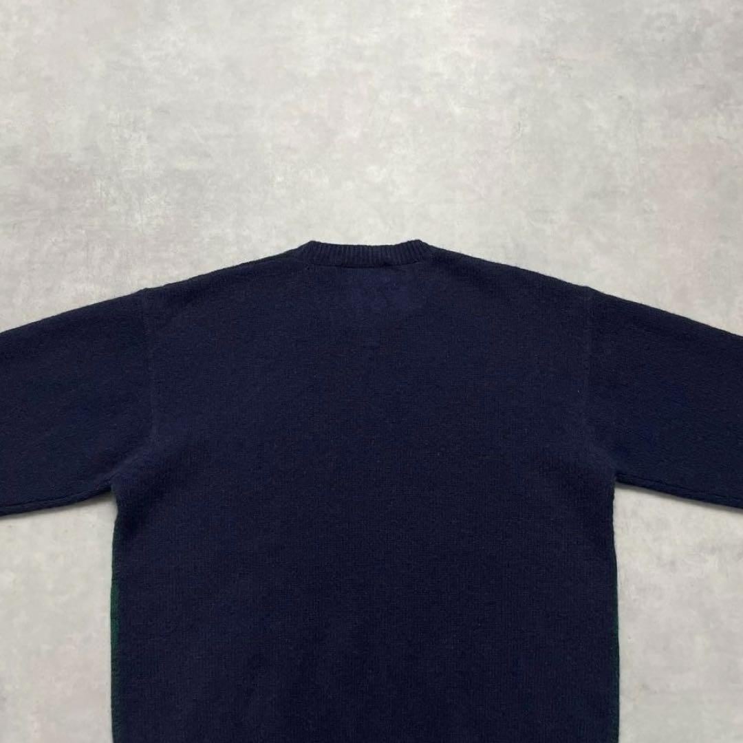 トップス 90s CHAPS RALPH LAUREN black watch knit