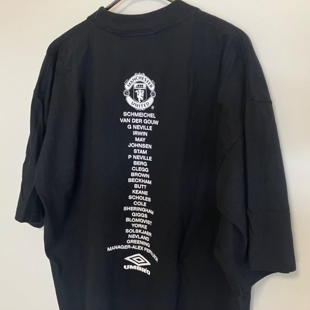 UMBRO マンチェスターU トレブル記念Tシャツ 入手困難 ヴィンテージ