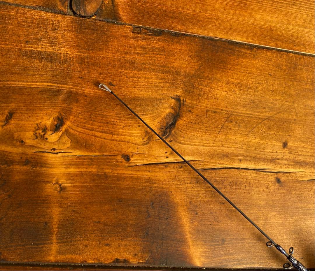 超軽量　カーボンロッ5ft トラウトロッド　スピニングロッド　ウッドグリップ