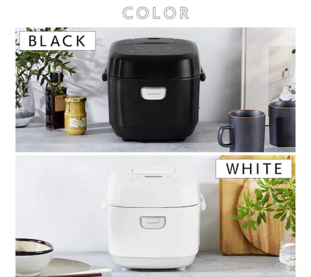 IRIS OHYAMA 炊飯器 RC-BMA30-B ブラック