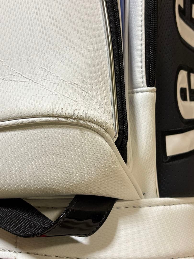 le coq sportif キャディバッグ ホワイト/ブラックおまけ付き