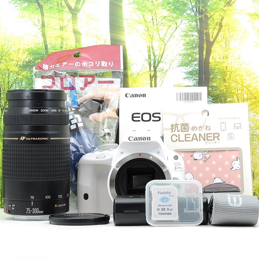 スマホ転送セット☆Canon Kiss X7 超望遠レンズ♪スポーツ撮影に☆