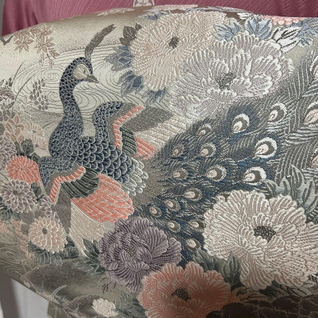 る*♡様 美品　袷　正絹　3つ紋　蘇州刺繍　駒刺繍　相良刺繍　色留袖　フルセット