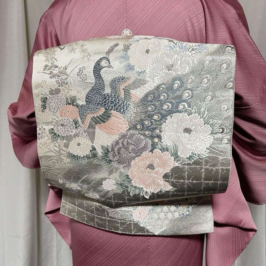 る*♡様 美品　袷　正絹　3つ紋　蘇州刺繍　駒刺繍　相良刺繍　色留袖　フルセット