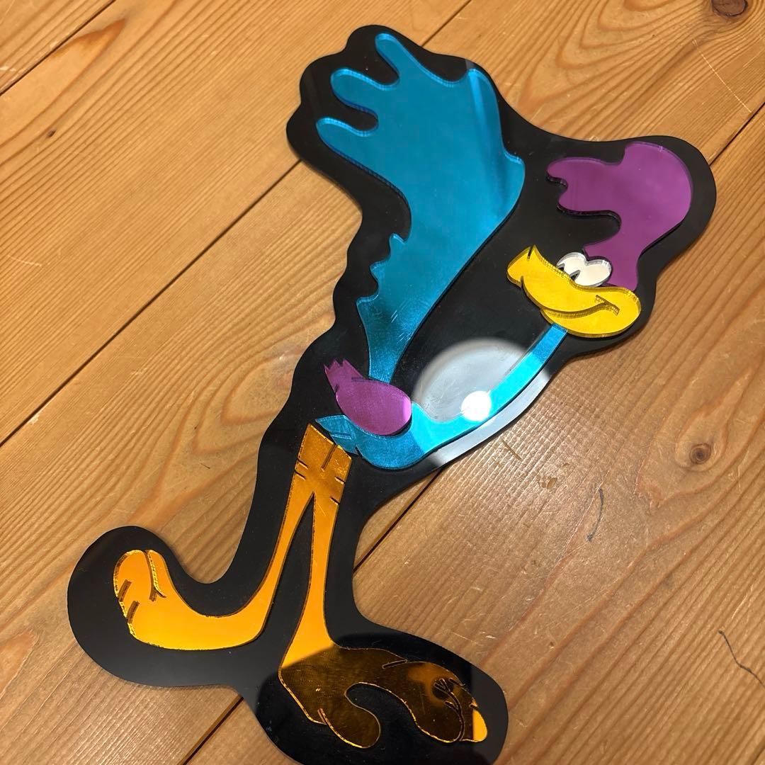 レア！　80’s ロードランナー　鏡　ミラーサイン　ルーニーテューンズ　アメトイ