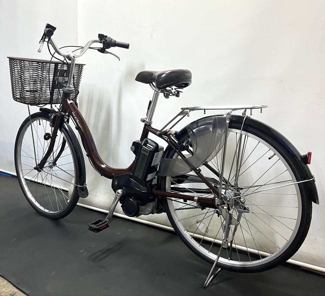 1年保証 送料無料　新型　ヤマハ　パスチア　26インチ　茶色　電動アシスト自転車