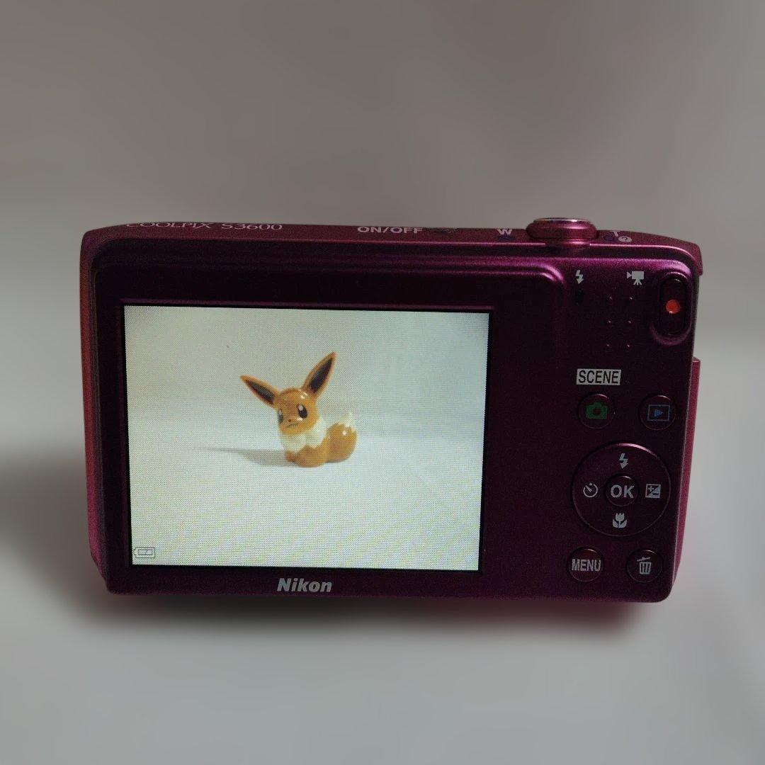 【美品】Nikon COOLPIX S3600 ピンク