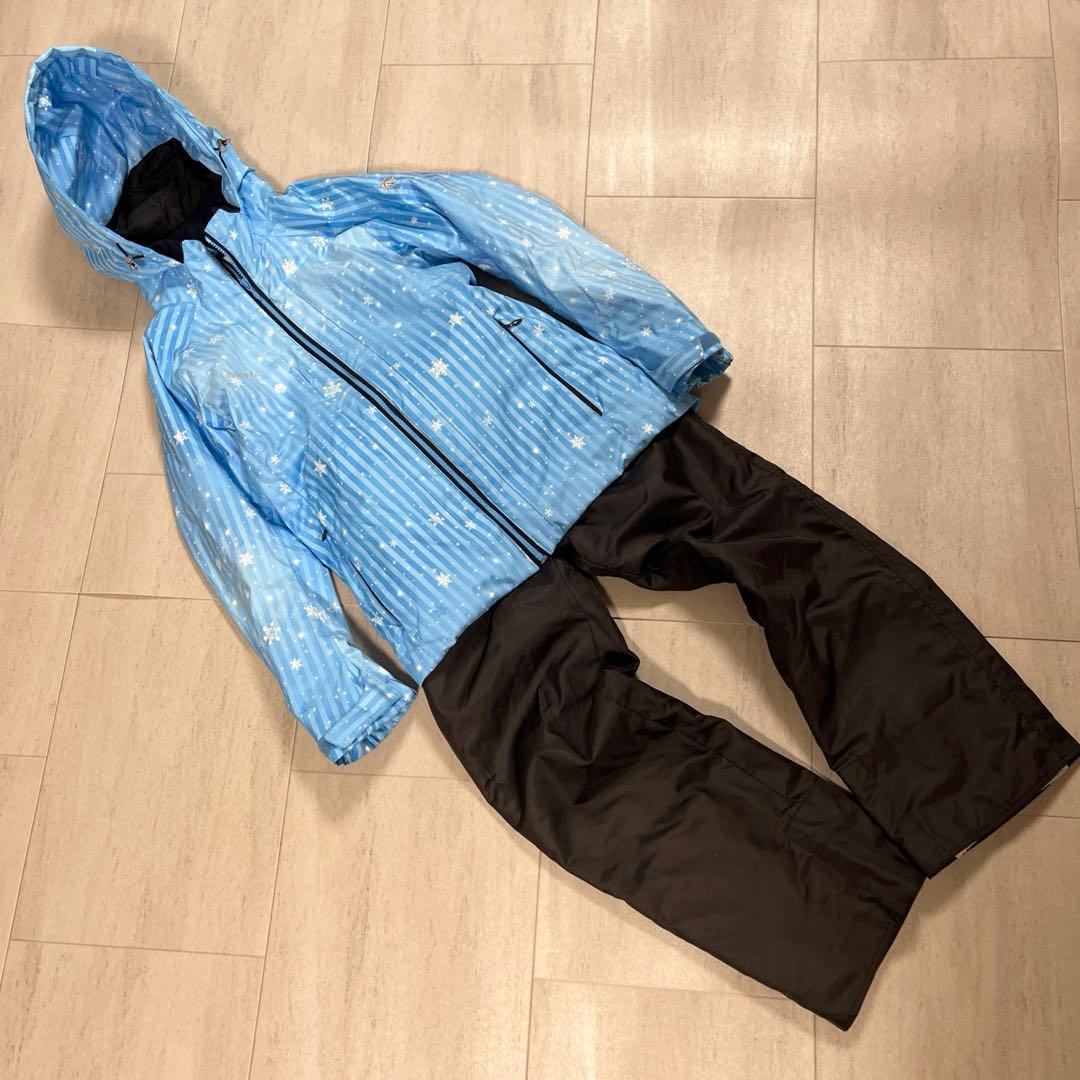 デサント スキーウエア レディースM ボードウエア ウエア上下 スノーウエア