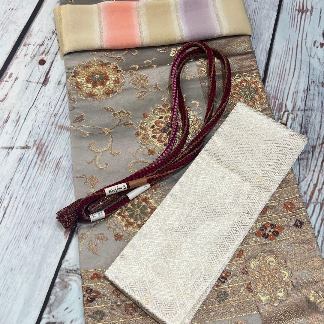 camc　訪問着５点フルセット　袋帯　着物　正絹