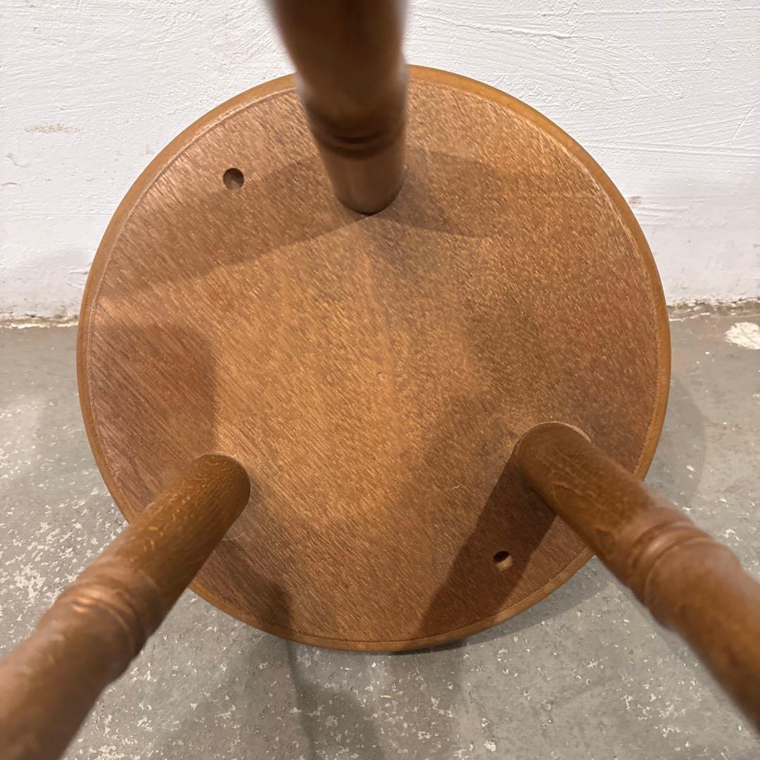 ヴィンテージ　木製サイドテーブル　花台