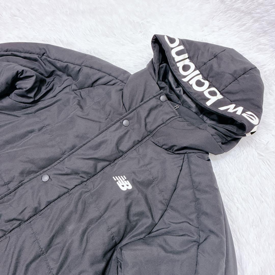 newbalance ニューバランス ベンチコート メンズ　Lサイズ ブラック