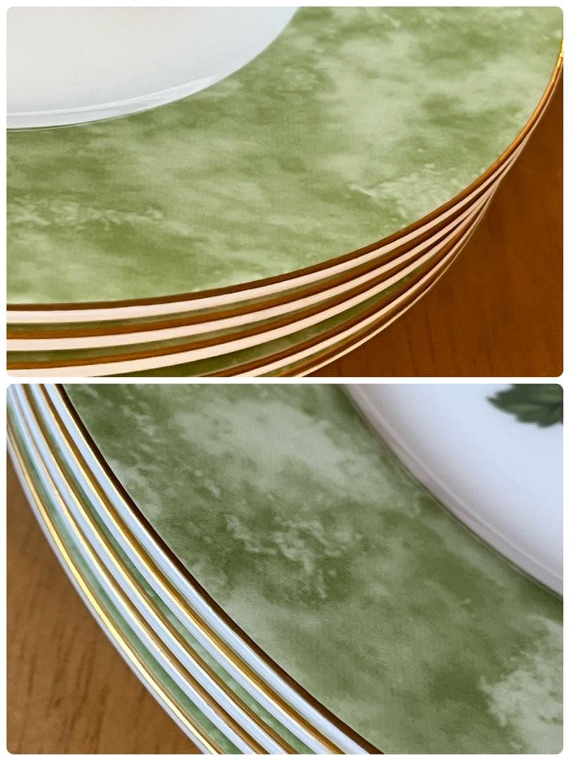 【美品】ウェッジウッド★ワイルドストロベリー★フルリムプレート　5枚