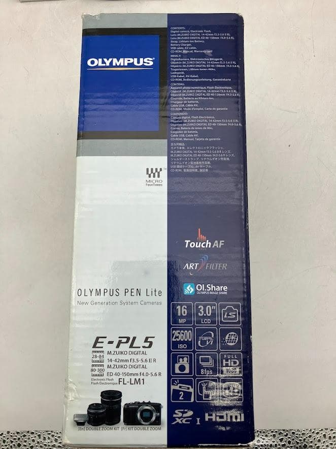【美品】OLYMPUS E-PL5 デジタル一眼レフ 本体と付属品