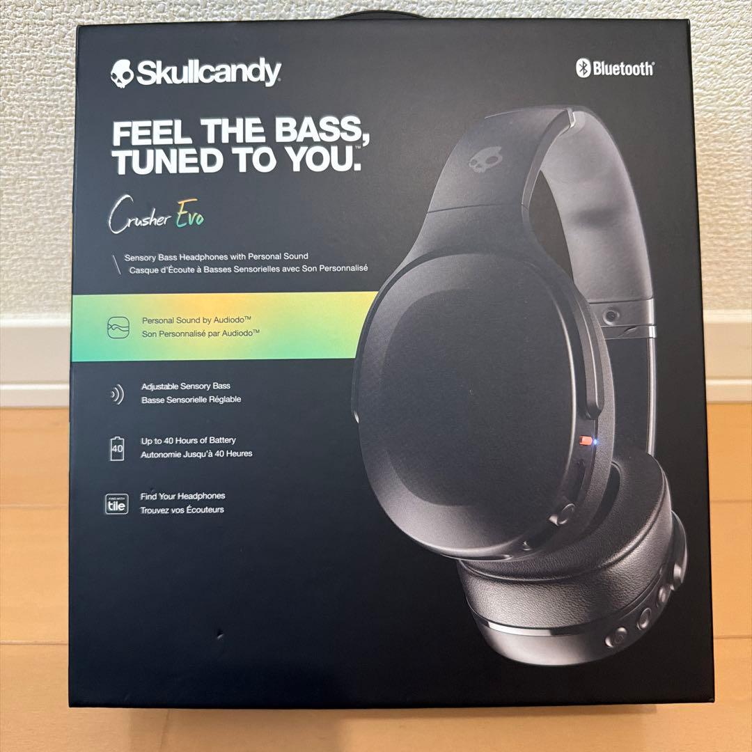 【Skullcandy】 Crusher Evo ワイヤレスヘッドホン
