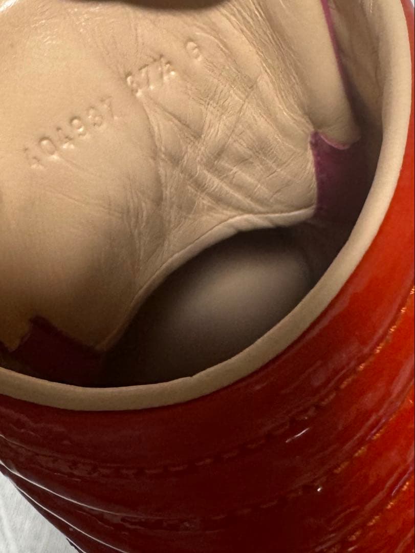 Gucci ピンク レッド ハイカットスニーカー