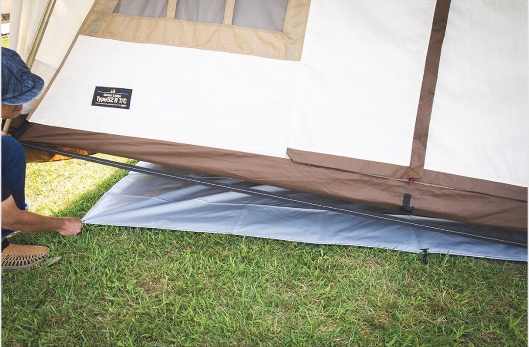 【美品・使用2回】グロッケ8 T/C フルセット｜PVCシート＋グランドマット付