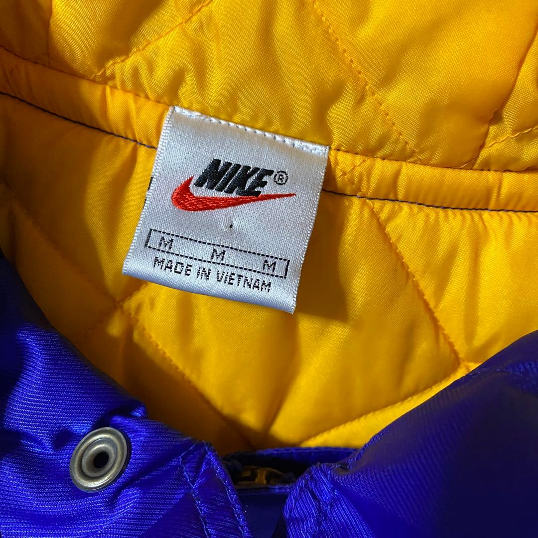 【デッドストック品】NIKE 90s白タグ　バックロゴ中綿ナイロンジャケット