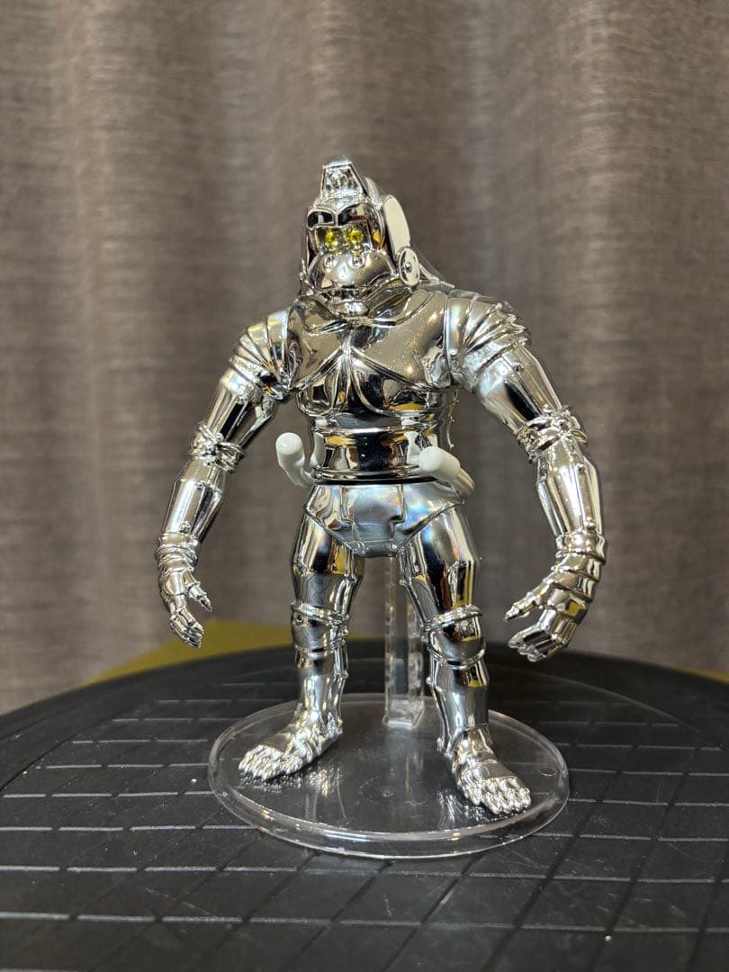 ワタ メカニコング 鏡面クロームメッキ仕様 ソフビ フィギュア オマケ付き