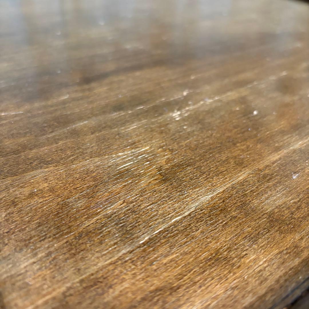 ヴィンテージ　ウッドクロスフレーム　サイドテーブル　コーヒーテーブル