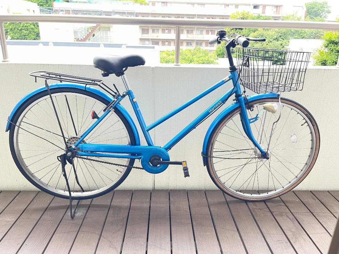 Harnessシティサイクル２７インチLEDオートライト付き　変速無し　引取専用