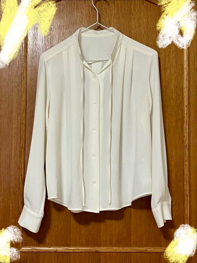 soeju ジョーゼットリボンブラウス