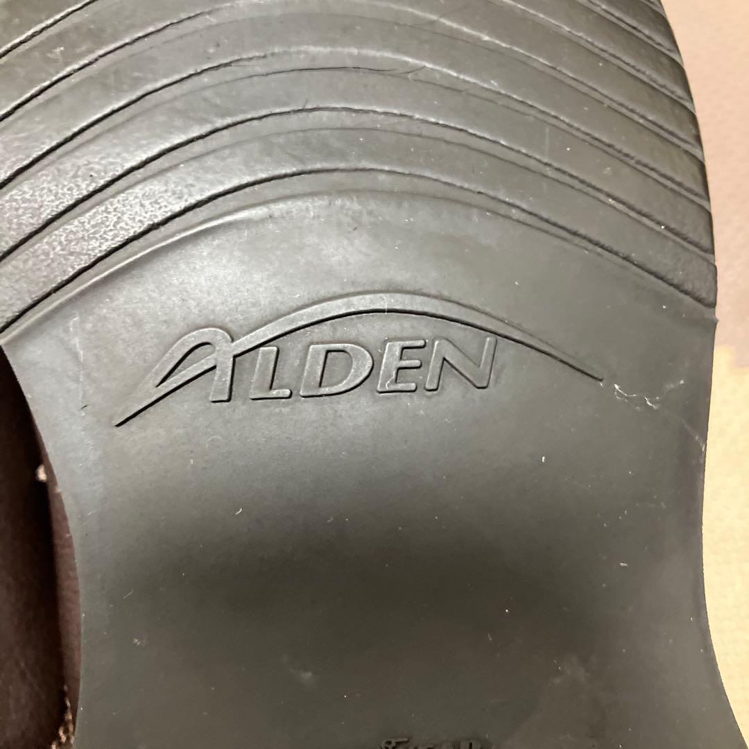 オールデン 旧ロゴ　ブラウン