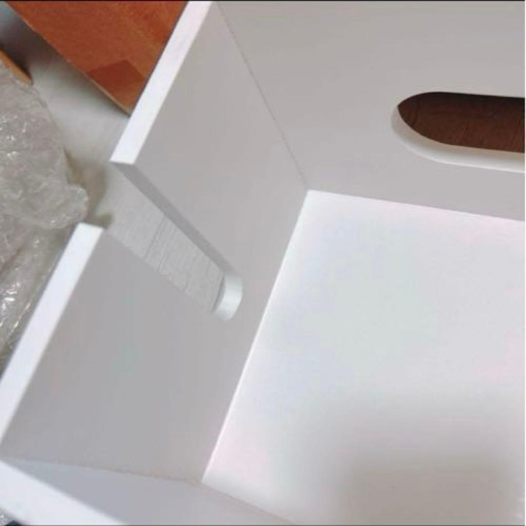 NATURE SUPPLIES｜木製ケーブル収納ボックス ホワイト　2個セット