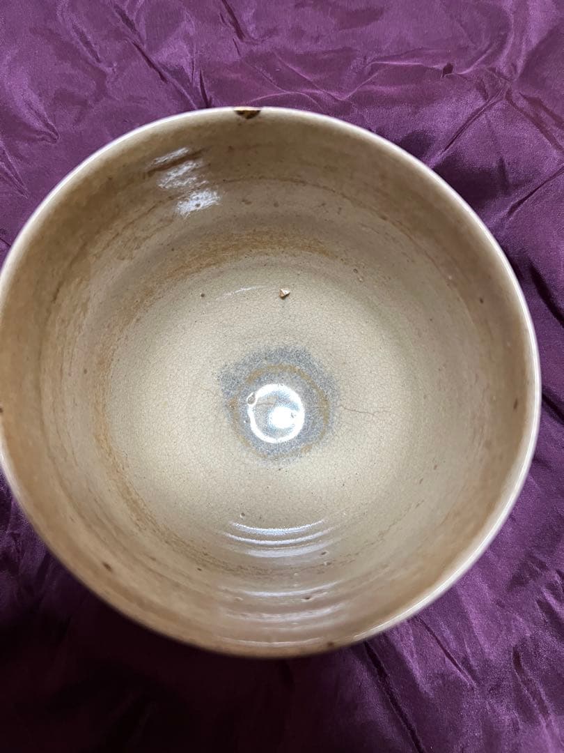 多彩な人物画の茶碗