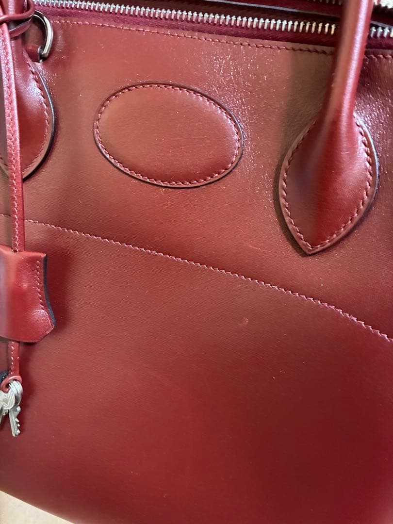 HERMES エルメス ボリード31 カーフ ⬜︎D刻 SV金具 本物正規品