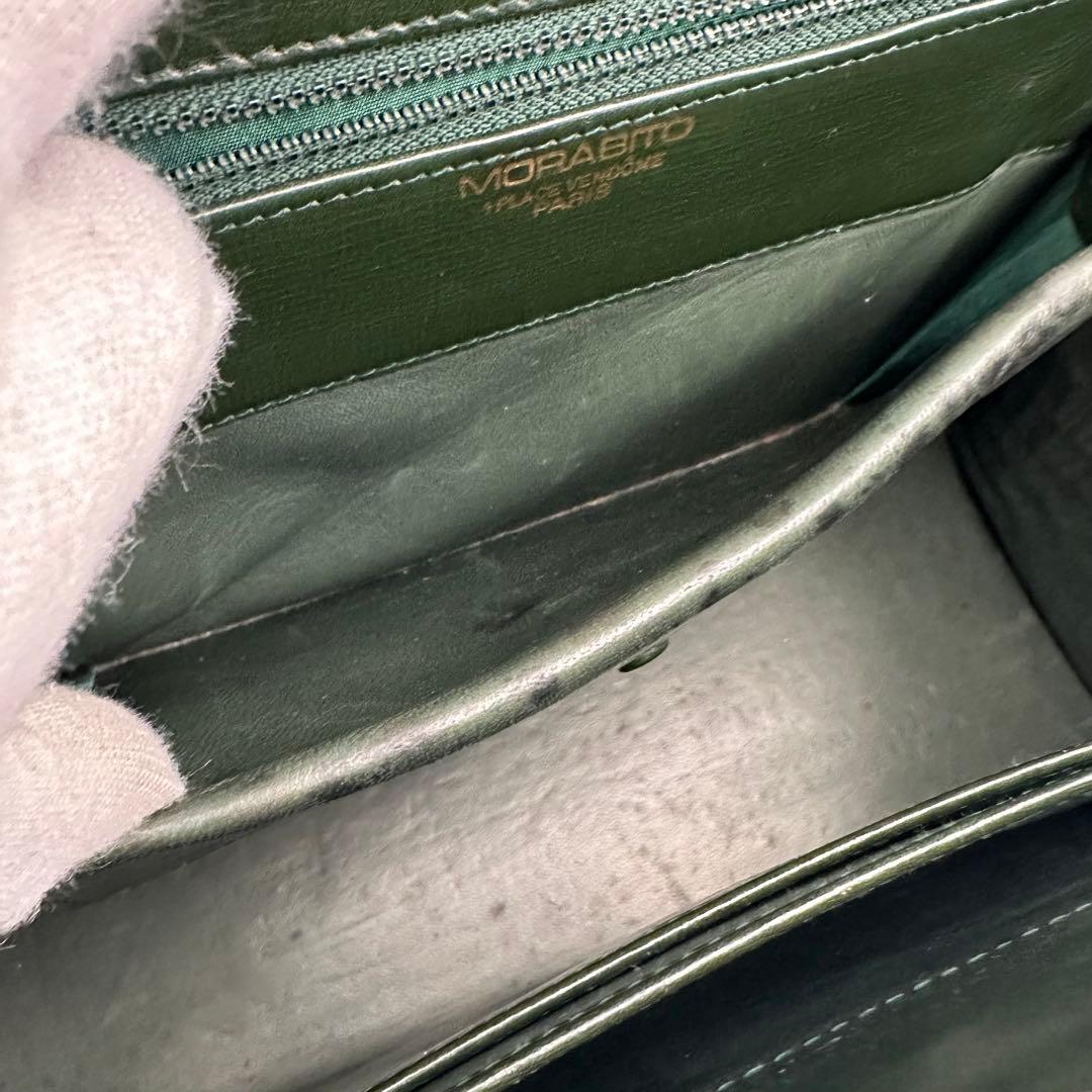 希少カラー✨ モラビト MORABITO スカラ28 クロコダイル ハンドバッグ