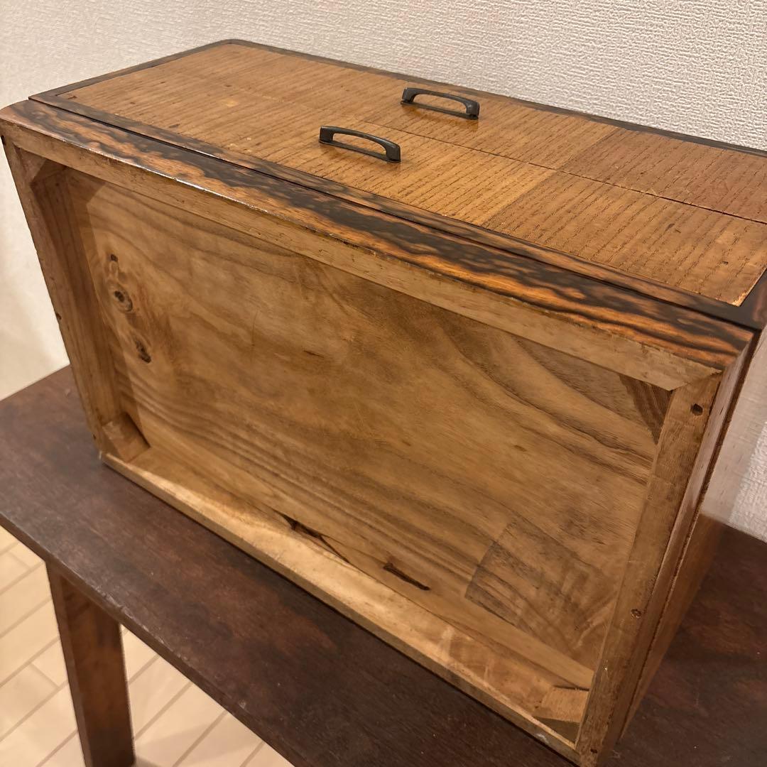 無印　古道具　小さめ引き出し棚　アンティーク棚